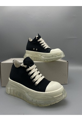 RW CLEAR SOLE MID-TOP SNEAKERS 