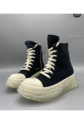 RW CLEAR SOLE HIGH TOP SNEAKERS 