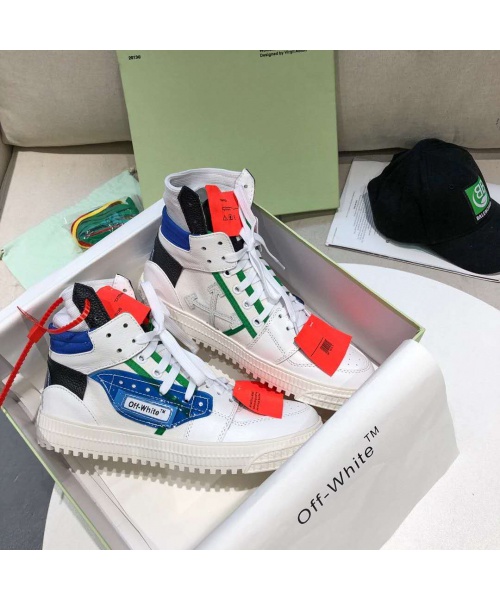 OFF WHITE 3.0 HIGH TOP SNEAKERS
