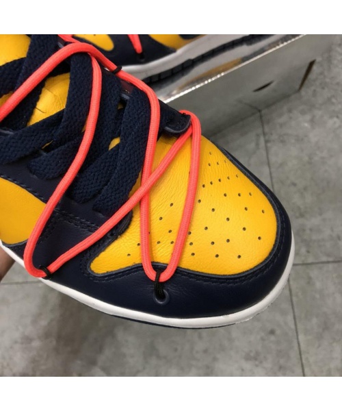NIKE x OFFWHITE SB DUNKS LOW TOP SNEAKERS 