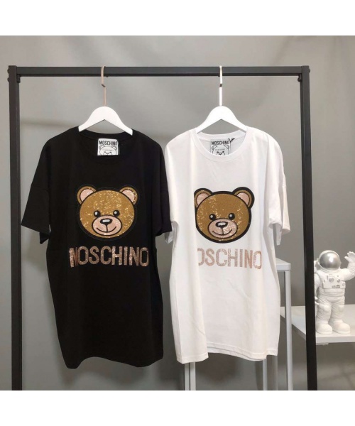 MOSCHINO SEQUINS TEE - 2 COLOURS