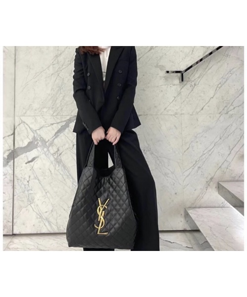 YSL LEATHER TOTE BAG
